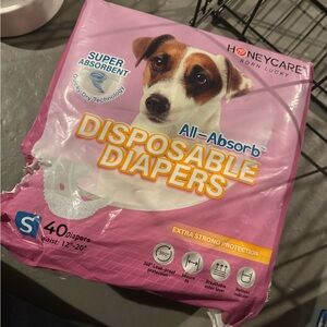 5 Reusable & 38 Disposable Diapers for Pets